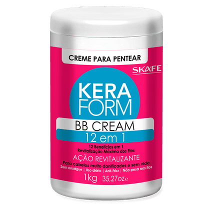 Creme para Pentear Keraform BB Cream Summer 12 em 1 - 1kg - imagem 2