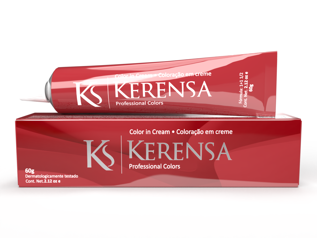 Coloração Kerensa Colors 1.0 Preto 60g