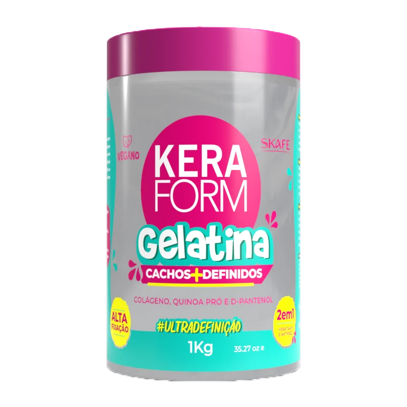Gelatina Keraform Cachos+Definidos 1kg - imagem 2