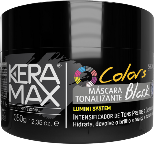 Máscara Tonalizante Black Keramax Colors 350g