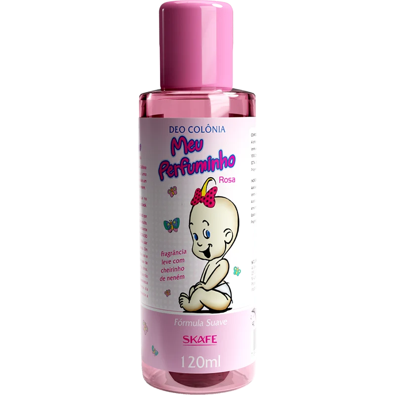 Colônia Infantil Meu Perfuminho Rosa 120ml