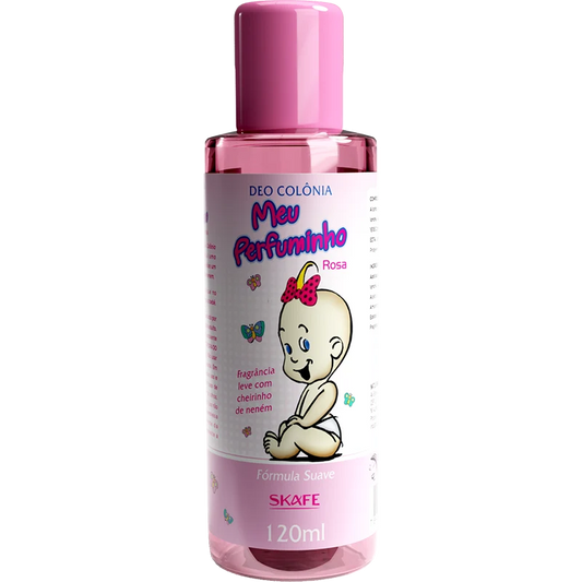 Colônia Infantil Meu Perfuminho Rosa 120ml