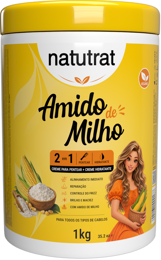Creme 2 em 1 Natutrat Amido de Milho 1kg
