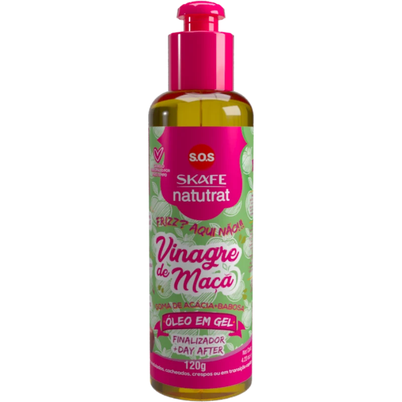 Óleo em Gel Natutrat S.O.S Vinagre de Maçã 120g