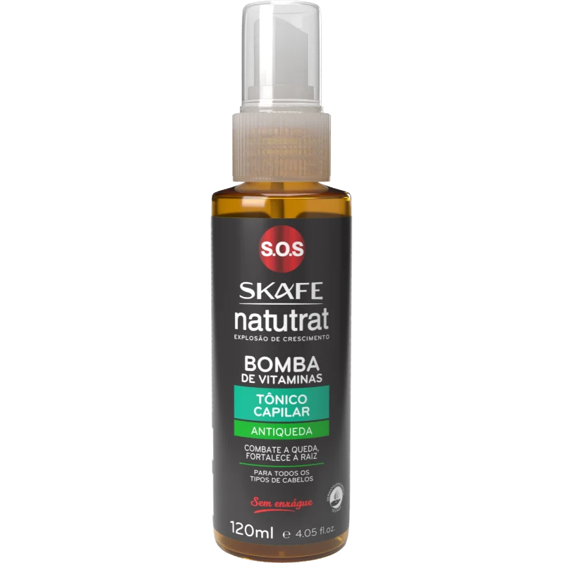 Tônico Antiqueda Natutrat S.O.S Bomba de Vitaminas 120ml