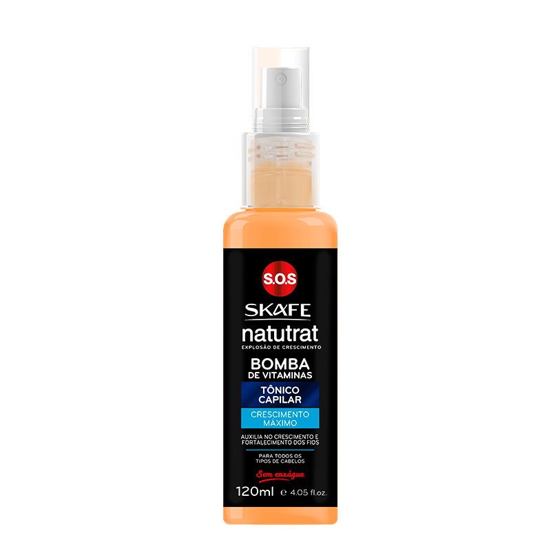 Tônico Crescimento Máximo Natutrat S.O.S Bomba de Vitaminas 120ml - imagem 2
