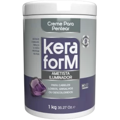 Creme para Pentear Keraform Ametista Iluminador 1kg