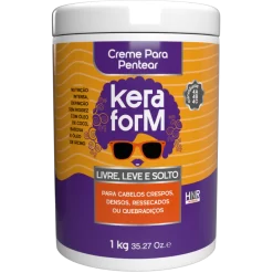 Creme para Pentear Keraform Livre, Leve e Solto 1kg
