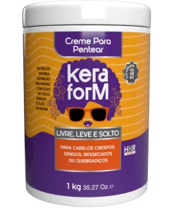 Creme para Pentear Keraform Livre, Leve e Solto 1kg