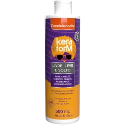 Condicionador Keraform Livre, Leve e Solto 500ml