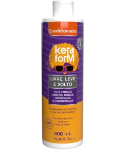 Condicionador Keraform Livre, Leve e Solto 500ml