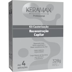 Kit Cauterização Keramax Reconstrução Capilar 328g