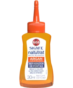 Reparador de pontas Natutrat S.O.S Brilho Milagroso Argan+Macadâmia 30ml