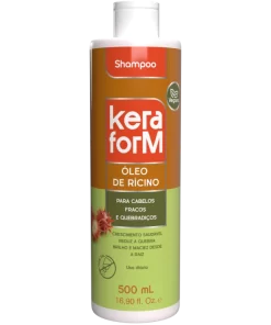 Shampoo Keraform Óleo de Rícino 500ml