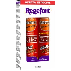 Conjunto Regefort Com Meus Cachos Eu Tiro Onda 600ml