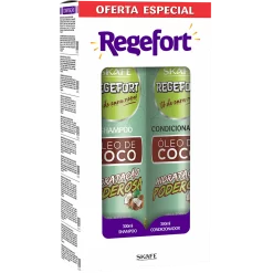 Conjunto Regefort Hidratação Poderosa Óleo de Coco 600ml