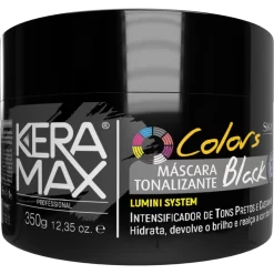 Máscara Tonalizante Black Keramax Colors 350g
