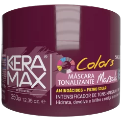 Máscara Tonalizante Marsala Keramax Colors 350g