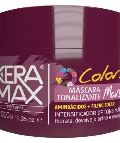 Máscara Tonalizante Marsala Keramax Colors 350g