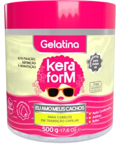 Gelatina Keraform Eu Amo Meus Cachos 500g