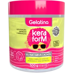 Gelatina Keraform Eu Amo Meus Cachos 500g
