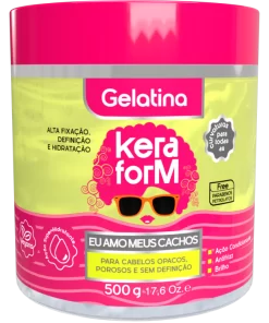 Gelatina Keraform Eu Amo Meus Cachos 500g