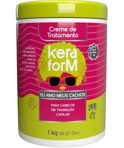 Creme de Tratamento Keraform Eu Amo Meus Cachos 1kg