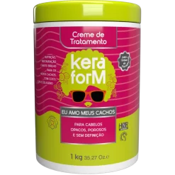Creme de Tratamento Keraform Eu Amo Meus Cachos 1kg