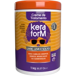 Creme de Tratamento Keraform Livre, Leve e Solto 1kg