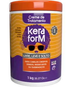 Creme de Tratamento Keraform Livre, Leve e Solto 1kg