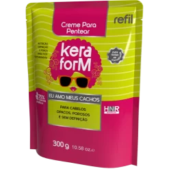 Creme para Pentear Keraform Eu Amo Meus Cachos Refil 300g